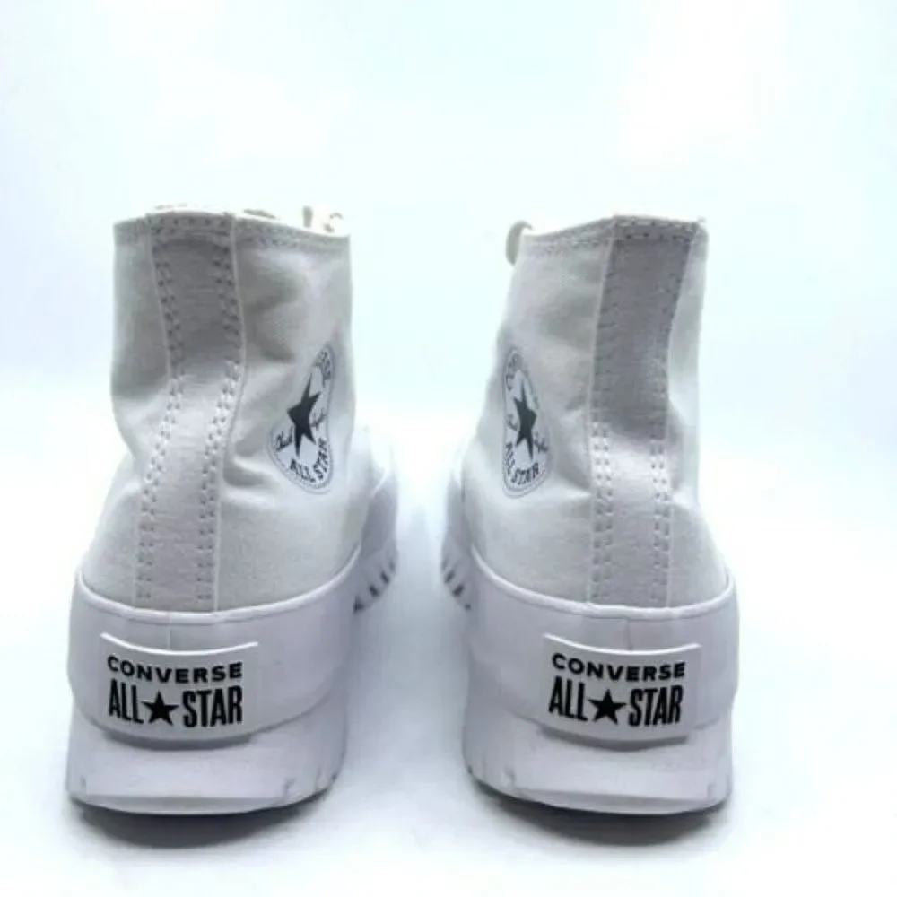 Converse Women Chuck Taylor All Star Lugged 2.0 Sneakers White High Top 10.5 New - Picture 8 of 12